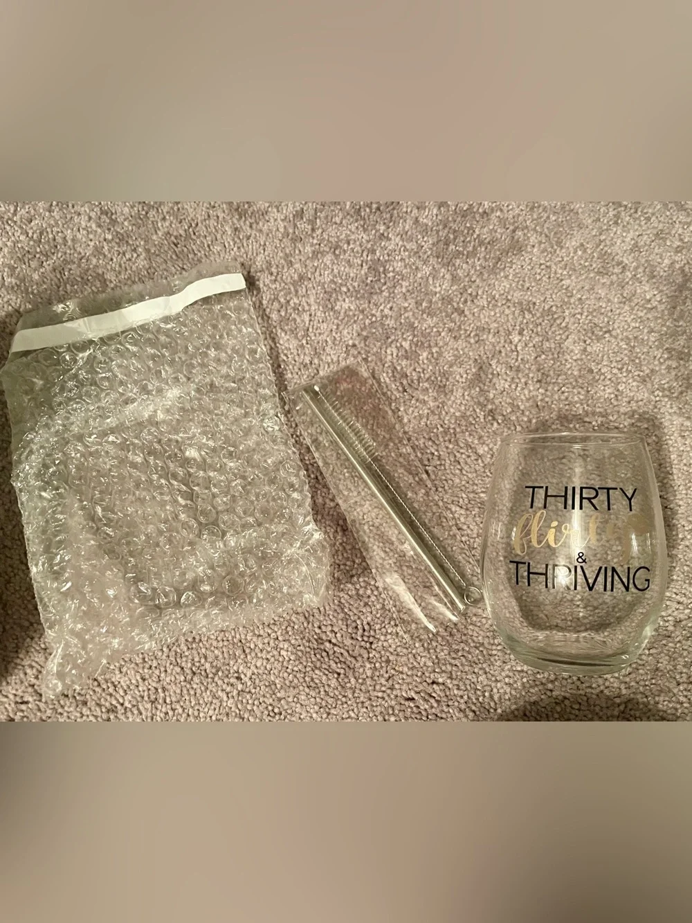 “30” Stemless Wine Glass